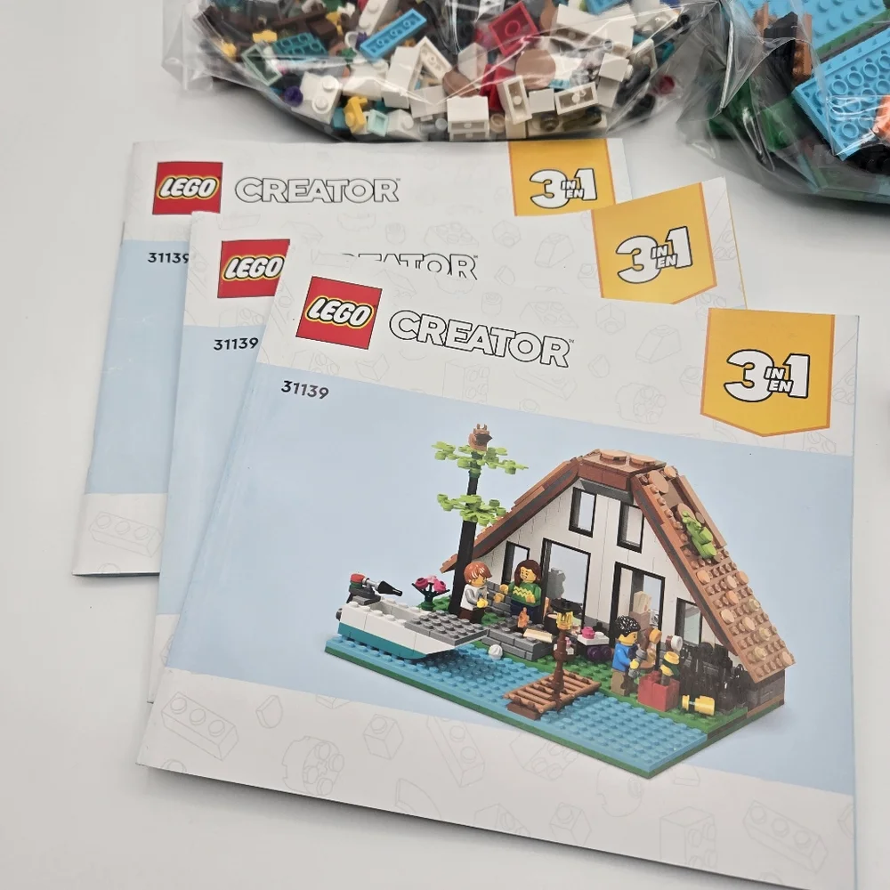 Lego Creator Mixed Lot With Minifigures